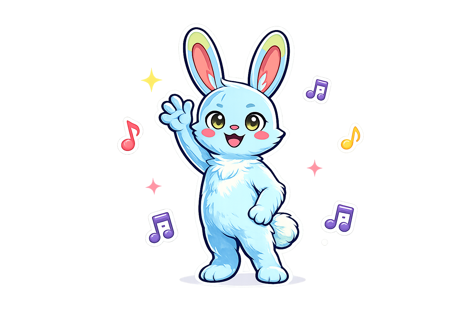 SoundDrop Bunny Mascot